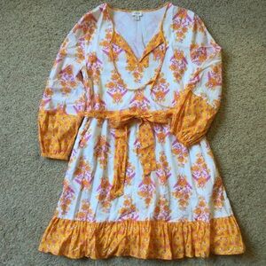 J. Crew Colorful Boho Dress
